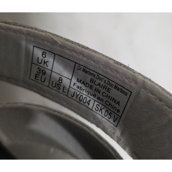 Doc Martens Blaire Flatform White Leather Sandals Womens Size 8 39 - Picture 6 of 6